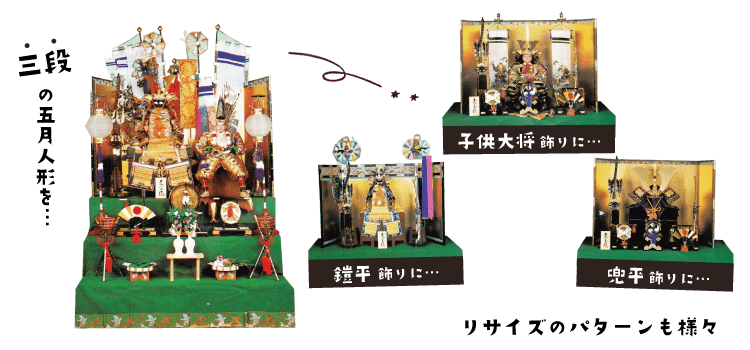 五月人形のリサイズとは