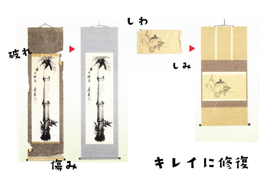 掛け軸のリメイク事例